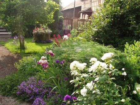 Un jardin à Diebolsheim, en alsace
